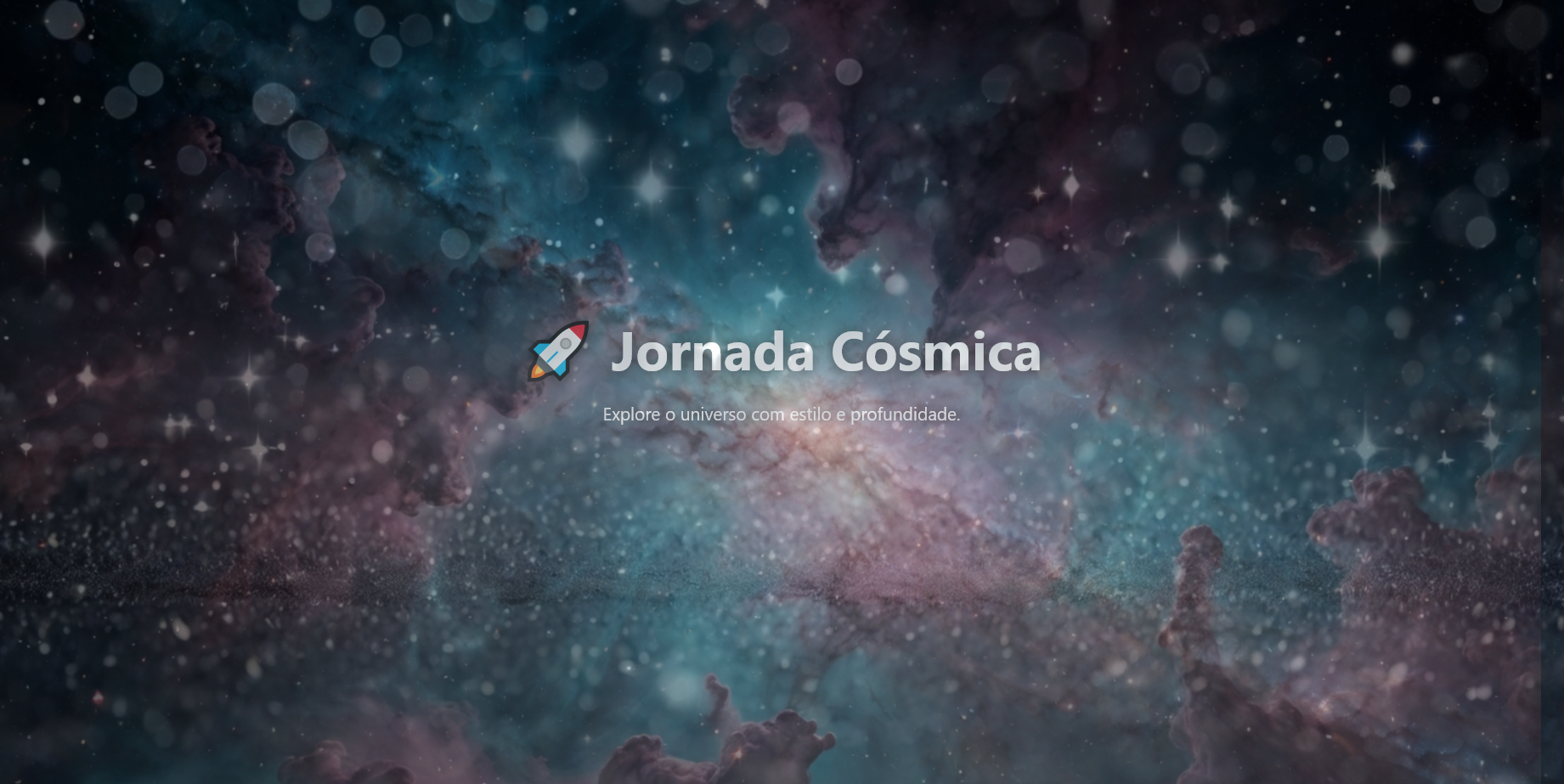 Preview do projeto Parallax Galaxia