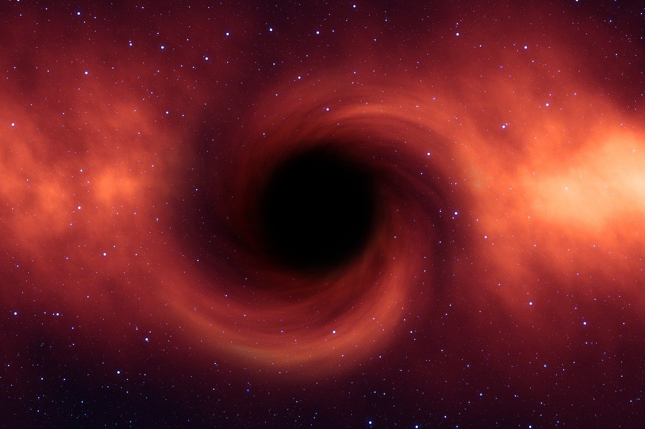 Disco de acreção em torno de um buraco negro supermassivo